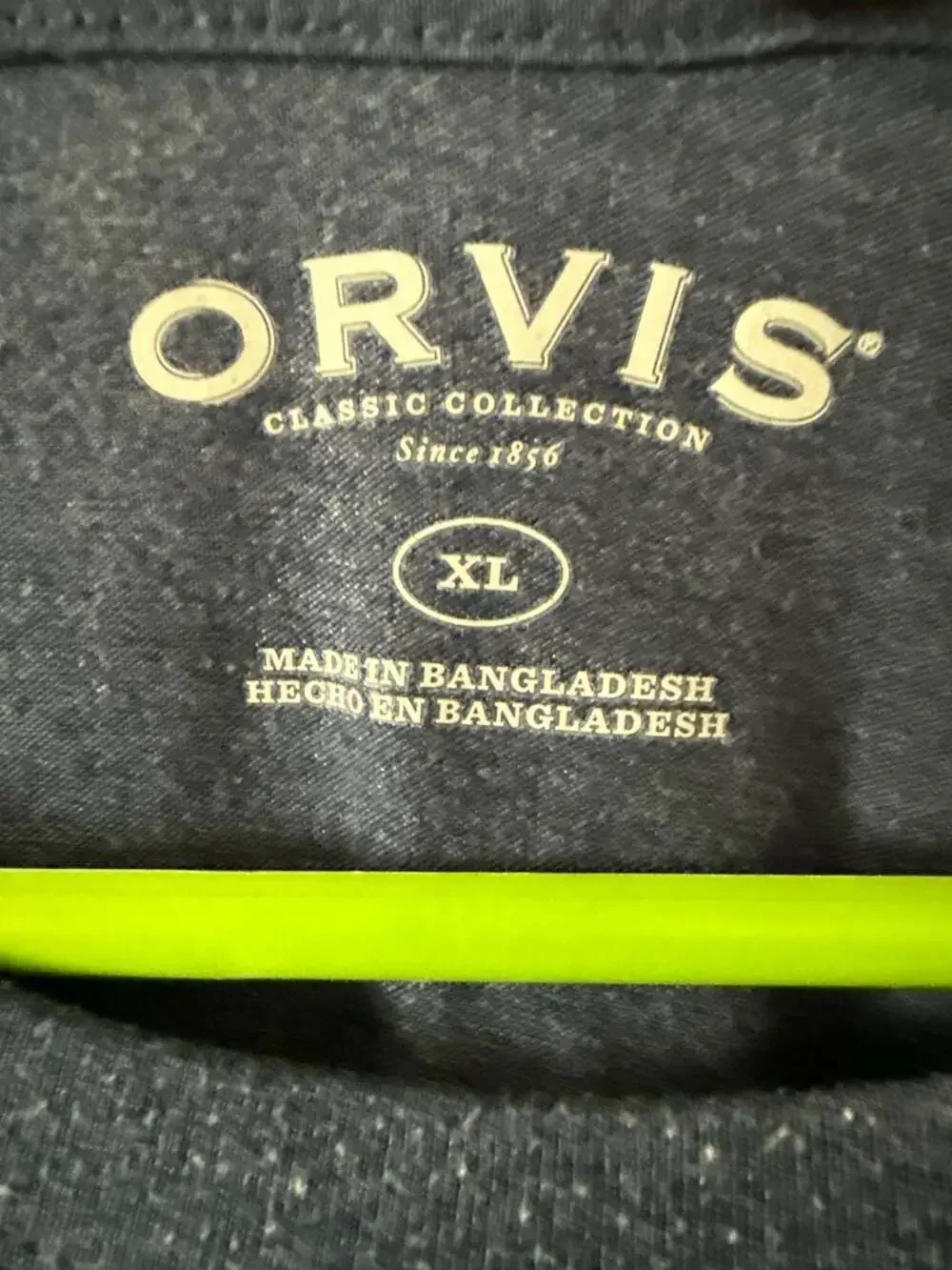 NWT Mens ORVIS Blue Graphic S/S T-Shirt Size Medium M - Picture 2 of 4